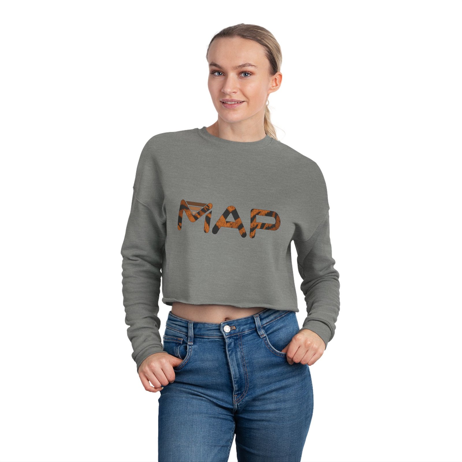 Women's Cropped Sweatshirt - Image 8