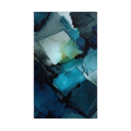 Elegant Abstract Hand Towel, Modern Home Decor, Kitchen Towel, Bathroom Linen, Housewarming Gift