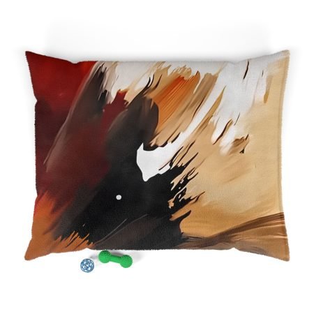 Cozy Abstract Pet Bed for Stylish Pets, Dog Bed, Cat Bed, Modern Pet Decor, Pet Gift, Home Accessories