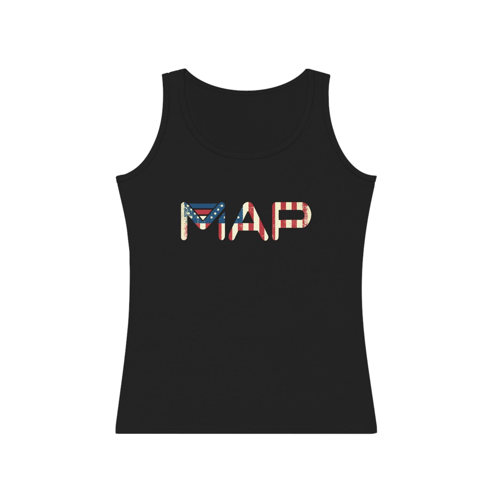 Patriotic Women's Tank Top | USA Map Design | Summer Casual Wear, Gifts for Her, Fourth of July, Travel Top, Festive Outfit - Image 4