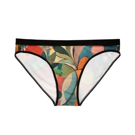 Colorful Women's Underwear, Floral AOP Lingerie, Comfortable Panties, Gift for Her, Everyday Wear, Art-Inspired Intimates
