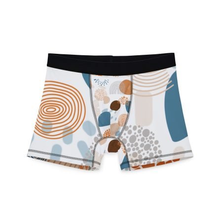 Stylish Abstract Men's Boxers, Comfortable Underwear for Everyday Wear, Unique Gift for Him, Fun Print Boxers, Artistic Loungewear