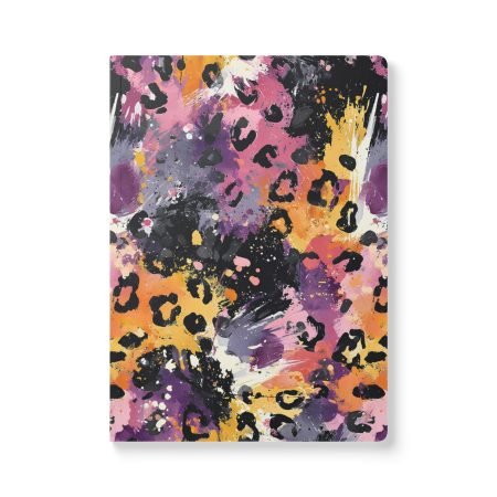 Vibrant Leopard Print Journal - Stylish Notebook for Note-Taking, Creative Writing, Gifts, School, Home Office
