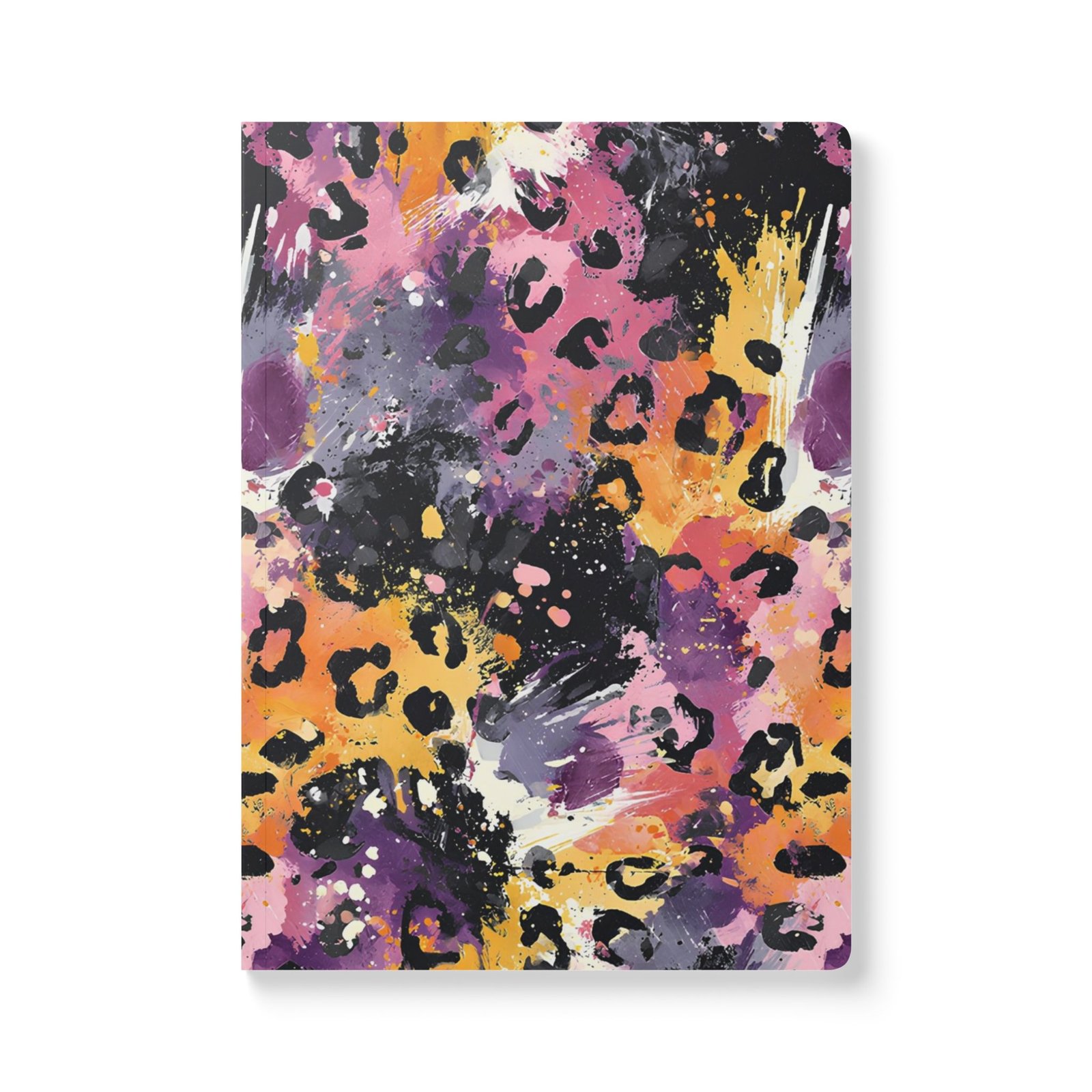 Vibrant Leopard Print Journal - Stylish Notebook for Note-Taking, Creative Writing, Gifts, School, Home Office