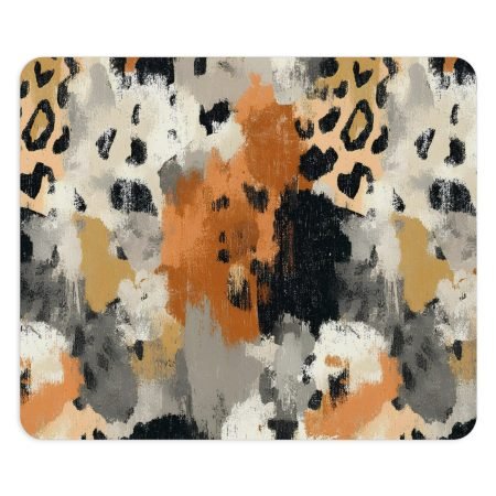 Chic Leopard Print Mouse Pad | Trendy Desk Accessory, Office Decor, Animal Print Gift, Ergonomic Mat, Computer Accessory, Wild Style