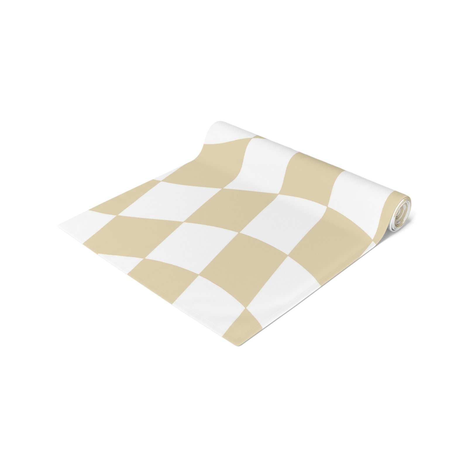 Chic Cotton/Poly Table Runner, Modern Checkered Design for Dining Room Decor, Perfect for Holidays and Gatherings, Table Decor - Image 6