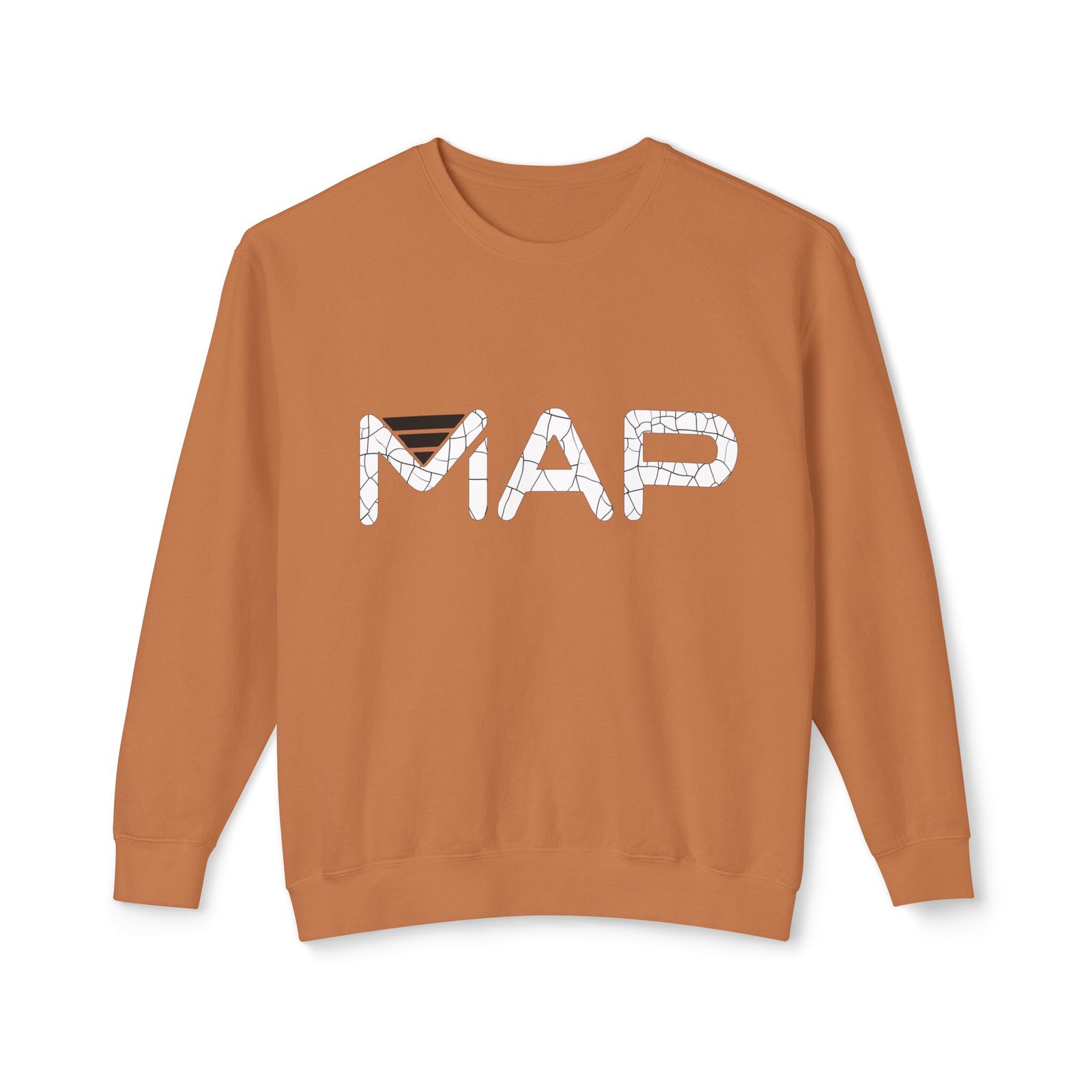 Stylish Map Sweatshirt, Cozy Fashion Apparel, Perfect Gift for Travelers, Lightweight Crewneck, Casual Everyday Wear - Image 9
