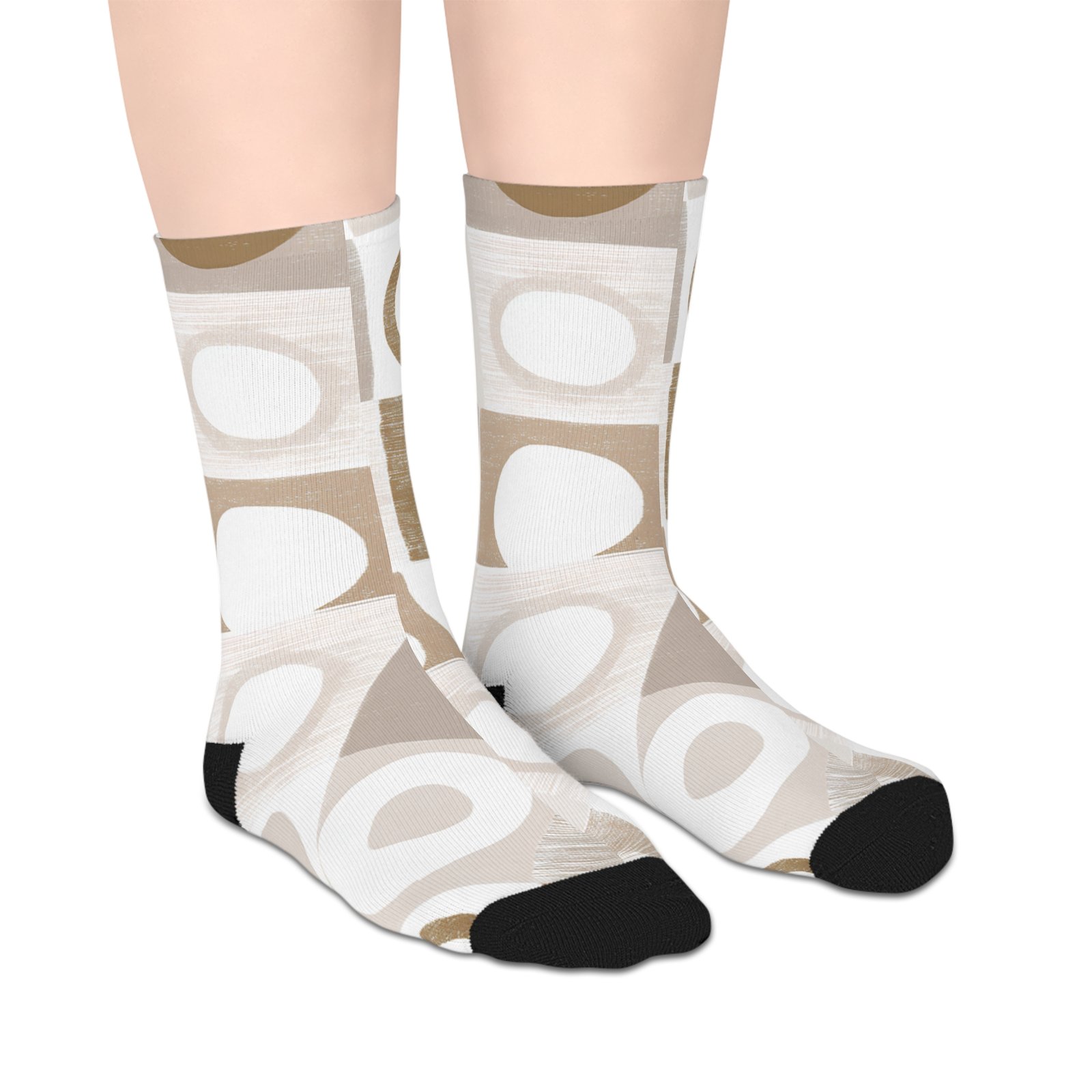 Stylish Mid-Length Socks for Casual Wear, Unique Gift for Her, Trendy Footwear for Home, Fashion Statement, Cozy Comfort Socks - Image 4