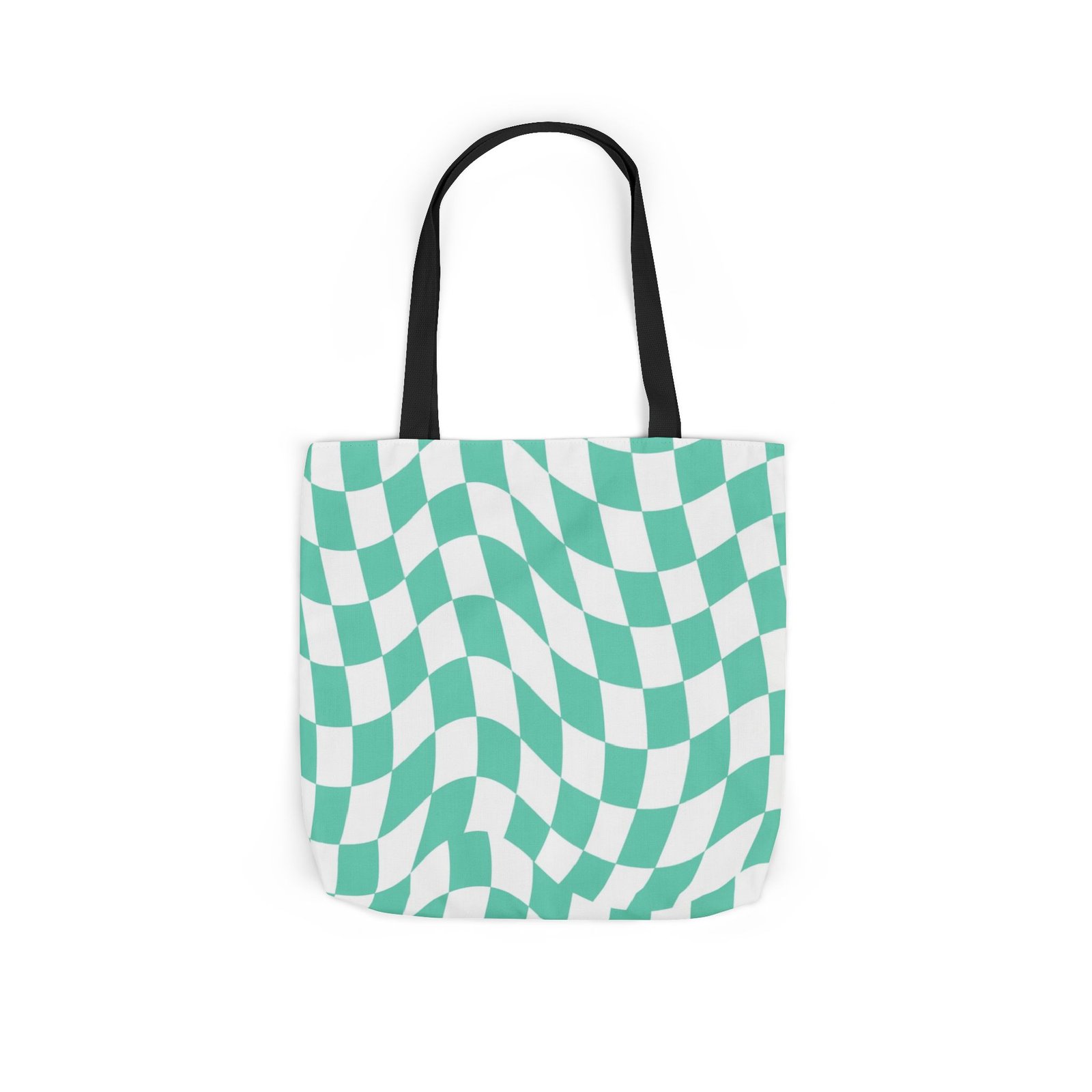 Trendy Checkered Canvas Tote Bag with 5-Color Straps, Eco-Friendly Shopping Bag, Stylish Beach Bag, Fashionable Gym Tote, Unique Gift Idea - Image 48