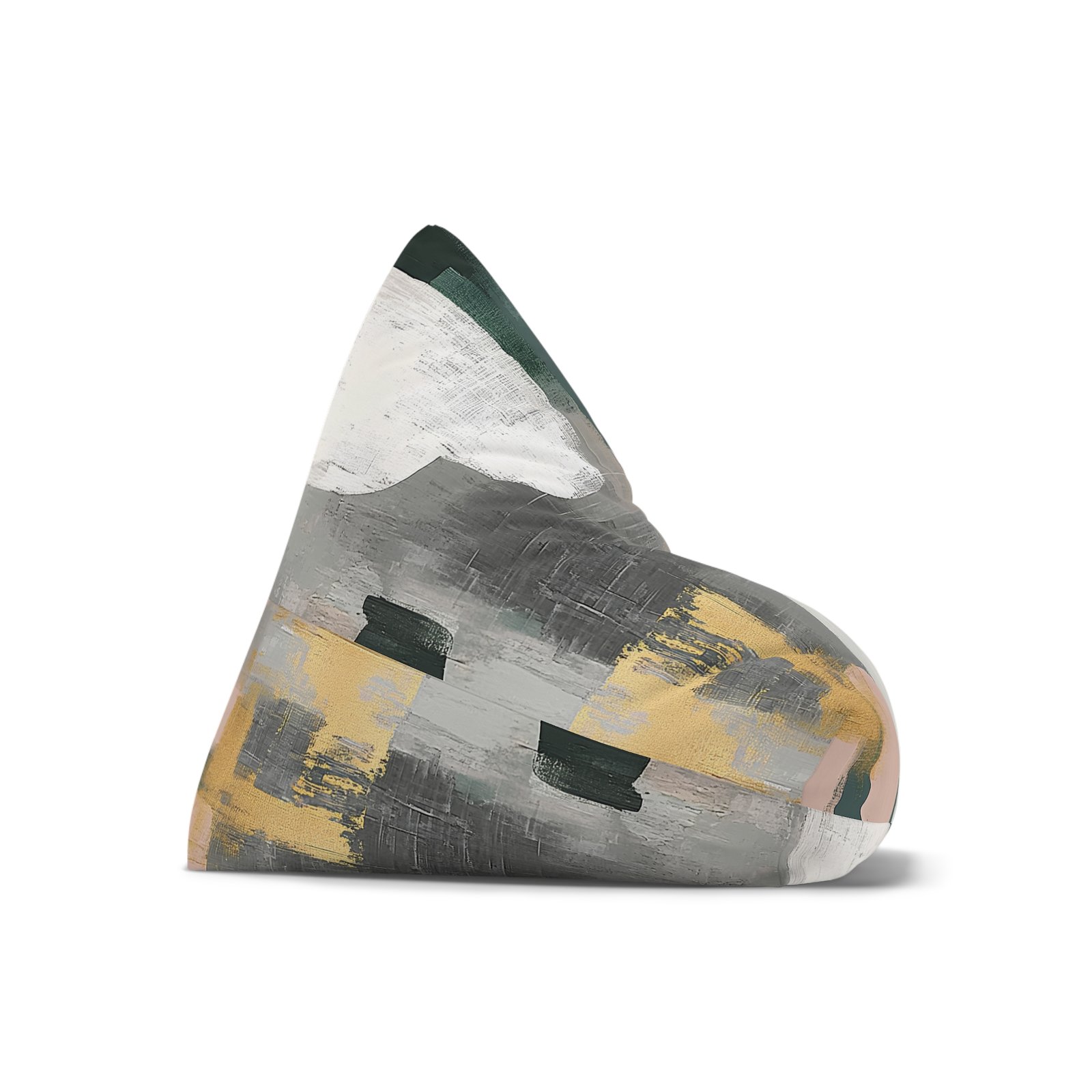 Artistic Bean Bag Chair Cover, Cozy Home Decor, Modern Seating, Lounge Room Accessory, Relaxation Gift, Stylish Furniture Upgrade - Image 7