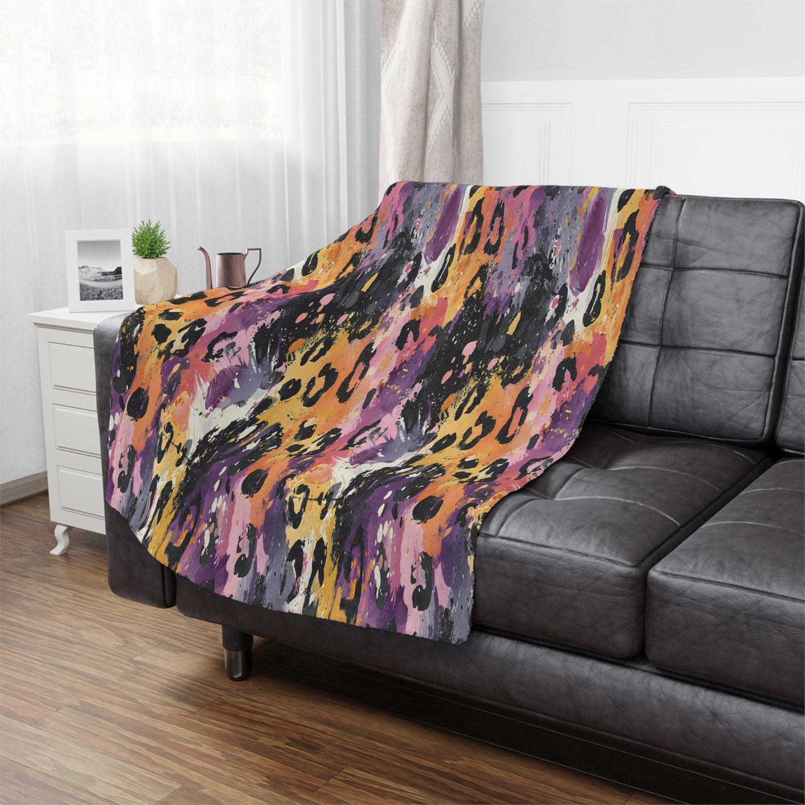 Vibrant Animal Print Minky Blanket | Cozy Throw for Home Décor, Baby Shower Gift, Kids' Room, Nursery Blanket - Image 12