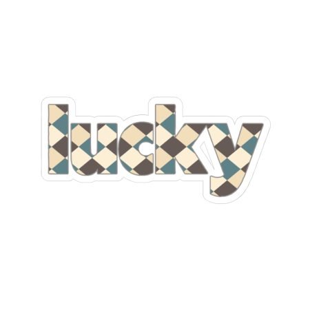 Lucky Kiss-Cut Stickers - Fun Decor for Laptops, Water Bottles, Journals, Gifts, and Party Favors