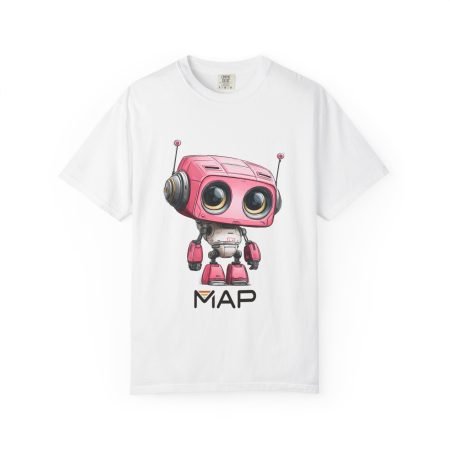 Whimsical Robot T-shirt - Fun Graphic Tee for Kids and Adults, Gift for Tech Lovers, Birthdays, Casual Wear, Unique Design