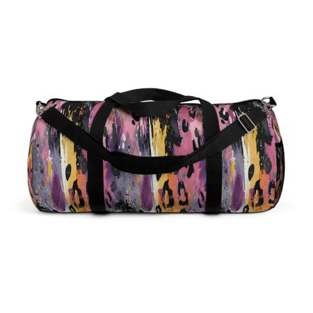 Stylish Duffel Bag, Colorful Gym Bag, Weekend Travel Tote, Sporty Carry-On, Unique Overnight Bag