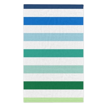 Colorful Striped Rally Towel, Sports Towel for Game Day, Cheer Towel for Events, Gym Towel, Beach Towel