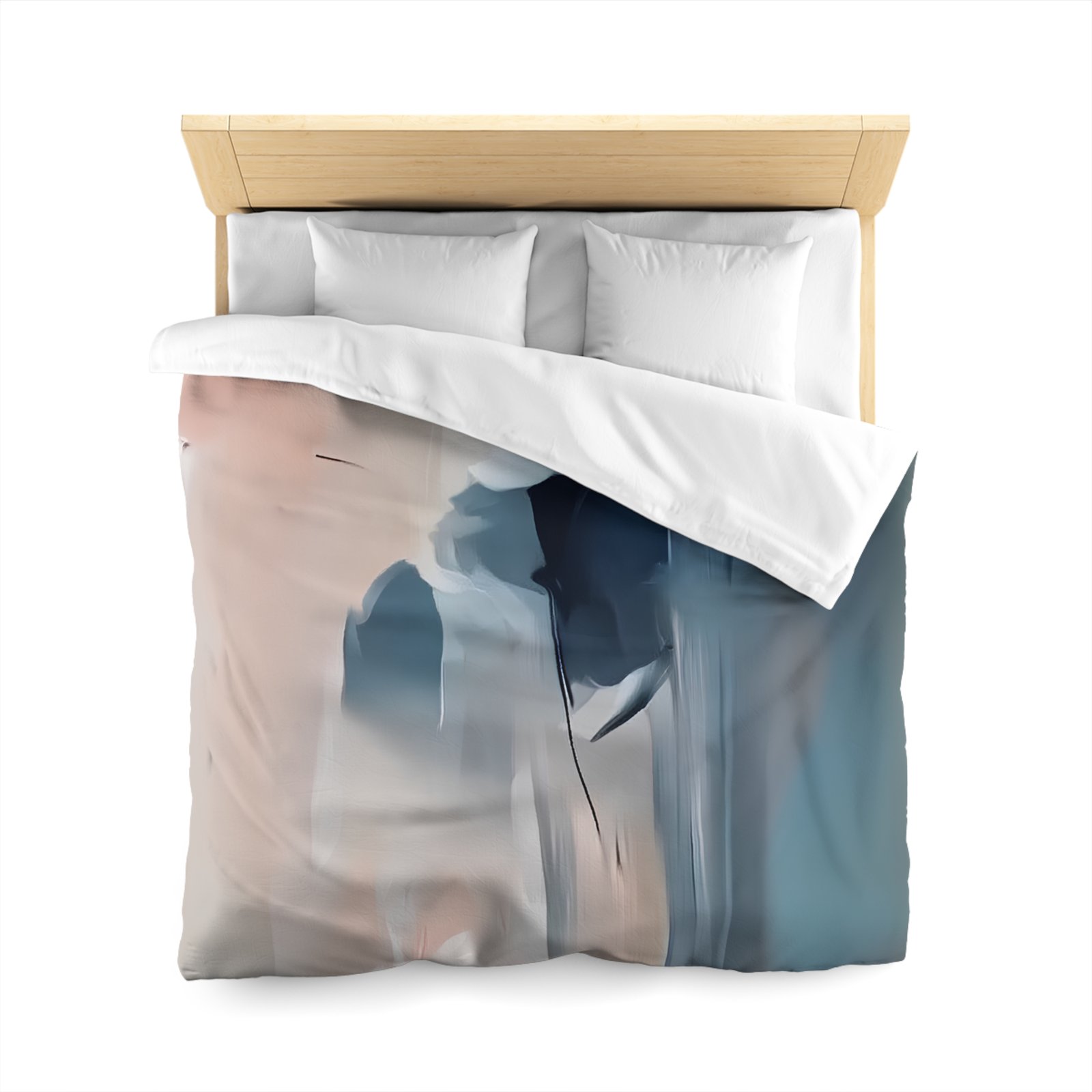 Artistic Microfiber Duvet Cover | Abstract Bedding | Cozy Bedroom Decor | Modern Home Decor | Gift for Art Lovers - Image 11