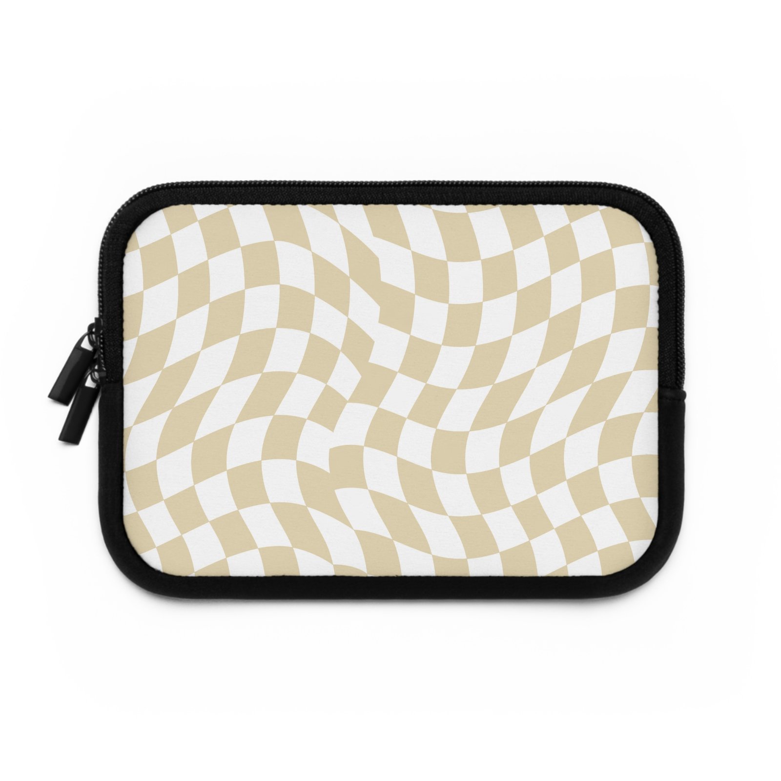 Stylish Laptop Sleeve with Modern Checkered Design, Tech Bag, Computer Case, Gift for Students, Minimalist Laptop Protector