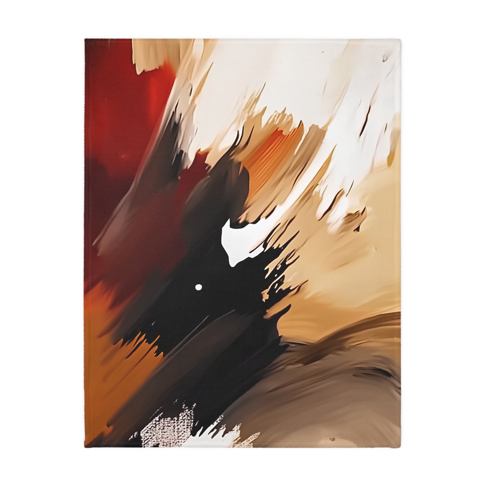 Cozy Abstract Velveteen Blanket, Microfiber Throw, Decorative Home Accent, Warm Gift for All Occasions, Modern Art Style - Image 10