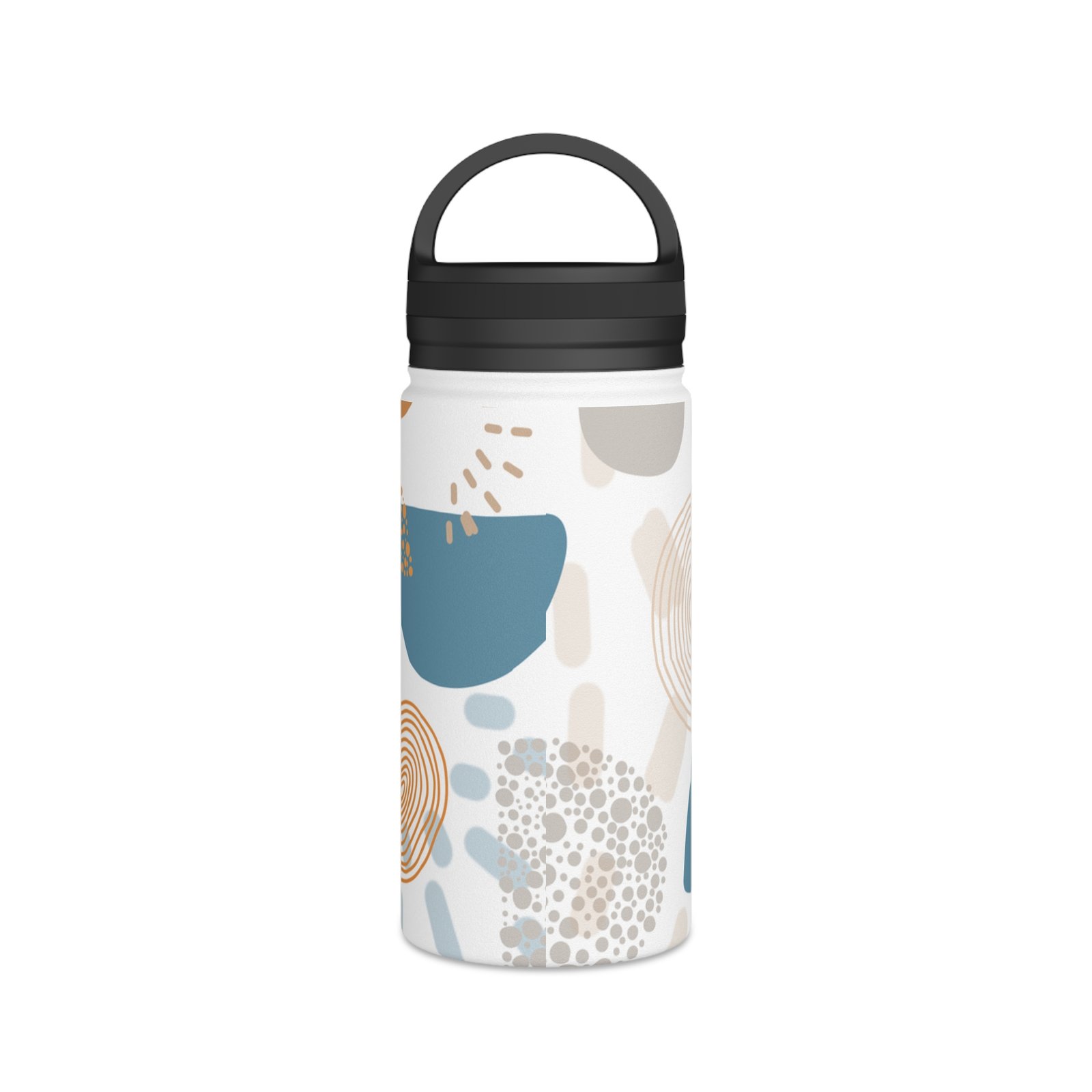 Modern Abstract Stainless Steel Water Bottle, Eco-Friendly Drinkware, Fitness Hydration, Travel Accessory, Unique Gift - Image 2