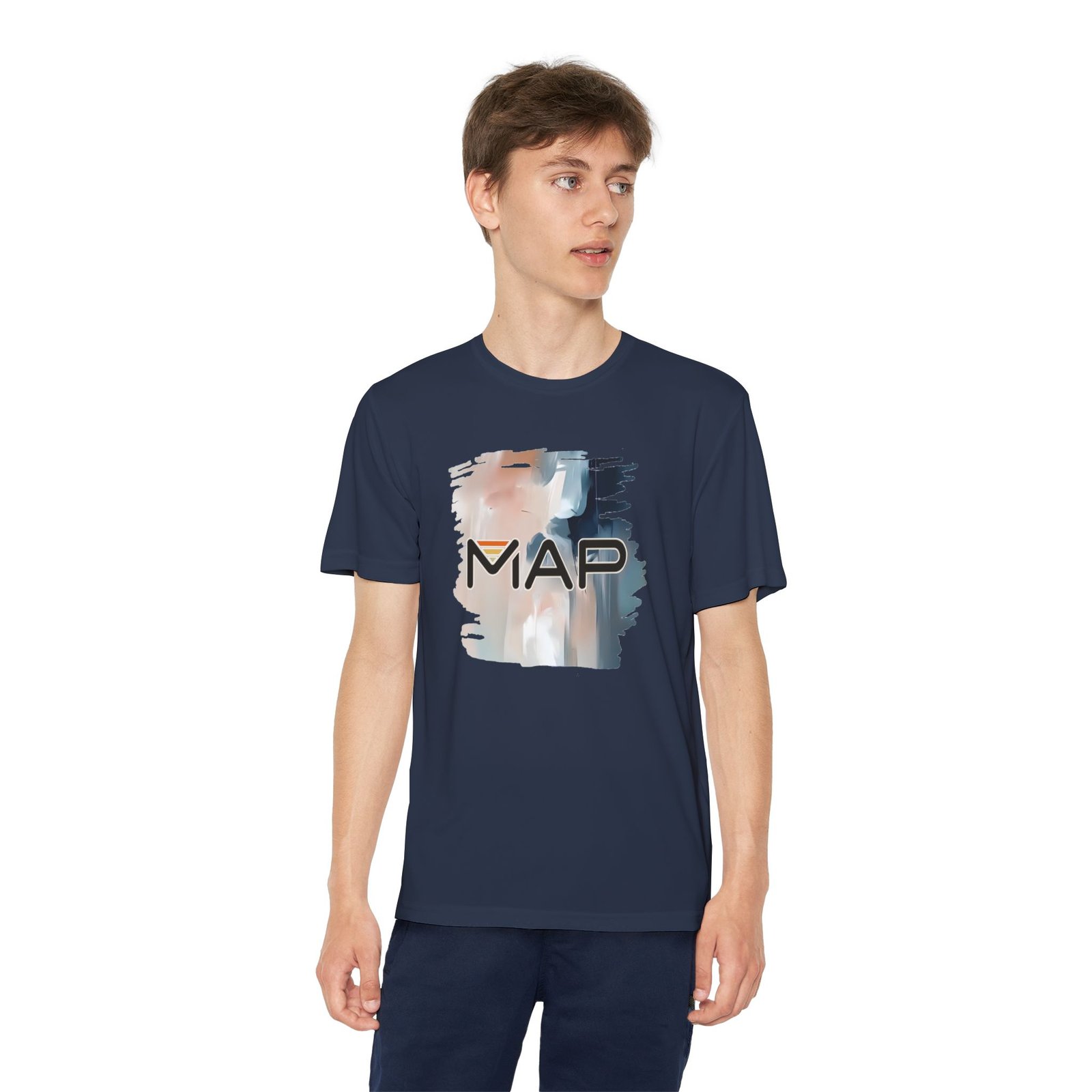 Youth Competitor Tee with MAP Design, Athletic T-Shirt, Sportswear for Kids, Gift for Young Athletes, Summer Activewear - Image 27