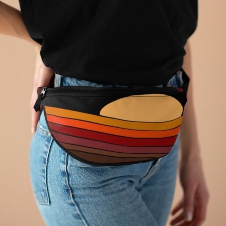 Retro-Inspired Fanny Pack, Festival Bag, Casual Belt Bag, Travel Accessory, Summer Outing Gear