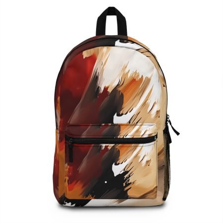 Stylish Artistic Backpack, Trendy School Bag, Bohemian Travel Accessory, Fall Fashion Backpack, Unique Gift for Students