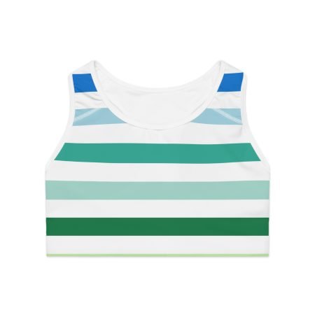 Stylish Striped Sports Bra for Gym, Yoga & Everyday Wear | Activewear, Workout Gear, Fitness Apparel