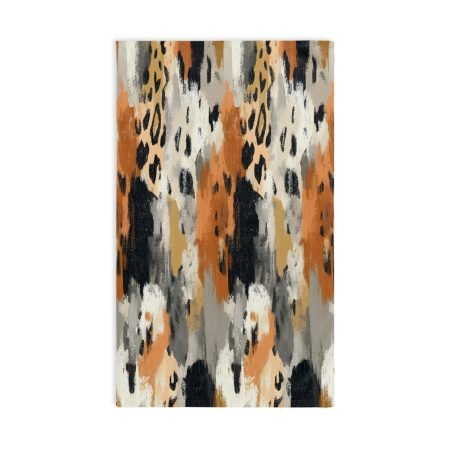 Chic Animal Print Hand Towel, Kitchen Décor, Rustic Home Decor, Gift for Animal Lovers, Stylish Bath Accessories