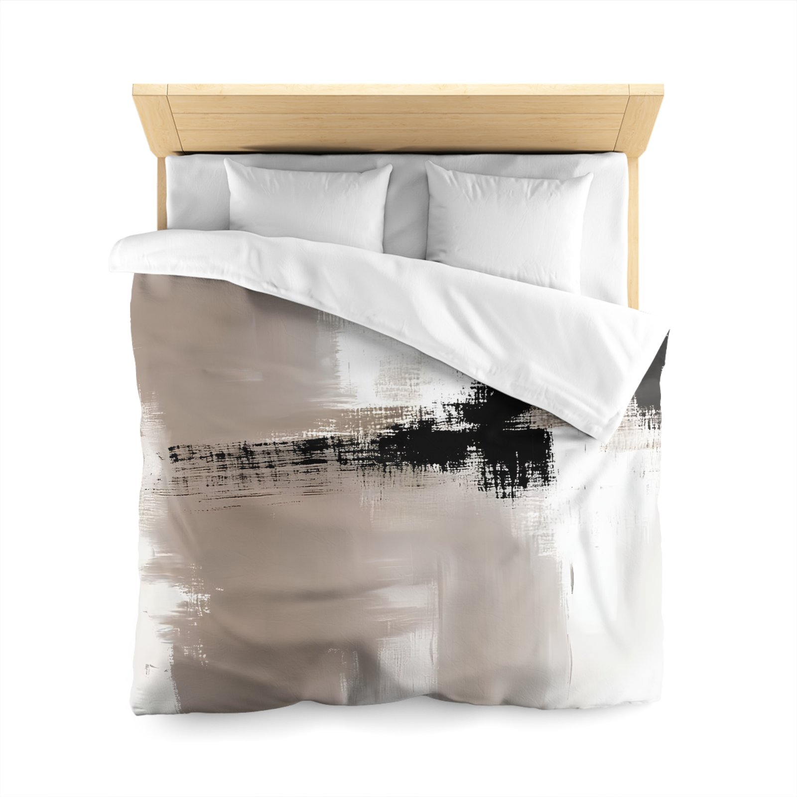 Stylish Microfiber Duvet Cover, Modern Abstract Bedding, Cozy Home Decor, Minimalist Bedroom, Art-Inspired Comforter - Image 11