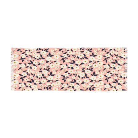 Floral Light Scarf, Spring Wrap, Lightweight Scarf for Women, Everyday Fashion Accessory, Gift for Her, Floral Print Scarf