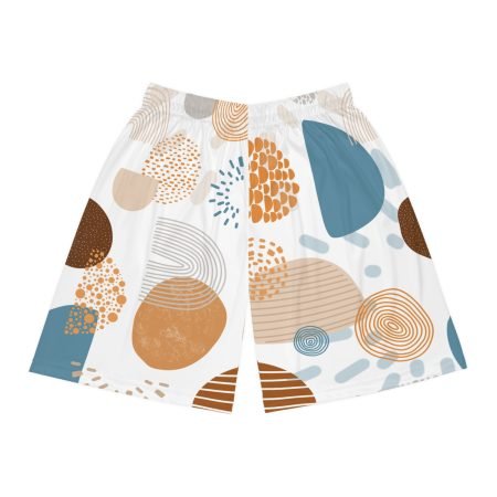 Chic Abstract Basketball Shorts, Trendy Athletic Wear, Sports Shorts for Men/Women, Summer Activity Gear, Unique Gift for Athletes