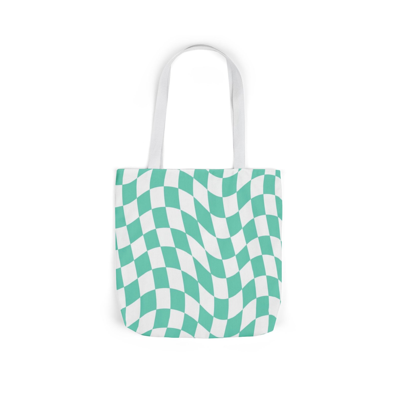 Trendy Checkered Canvas Tote Bag with 5-Color Straps, Eco-Friendly Shopping Bag, Stylish Beach Bag, Fashionable Gym Tote, Unique Gift Idea - Image 38