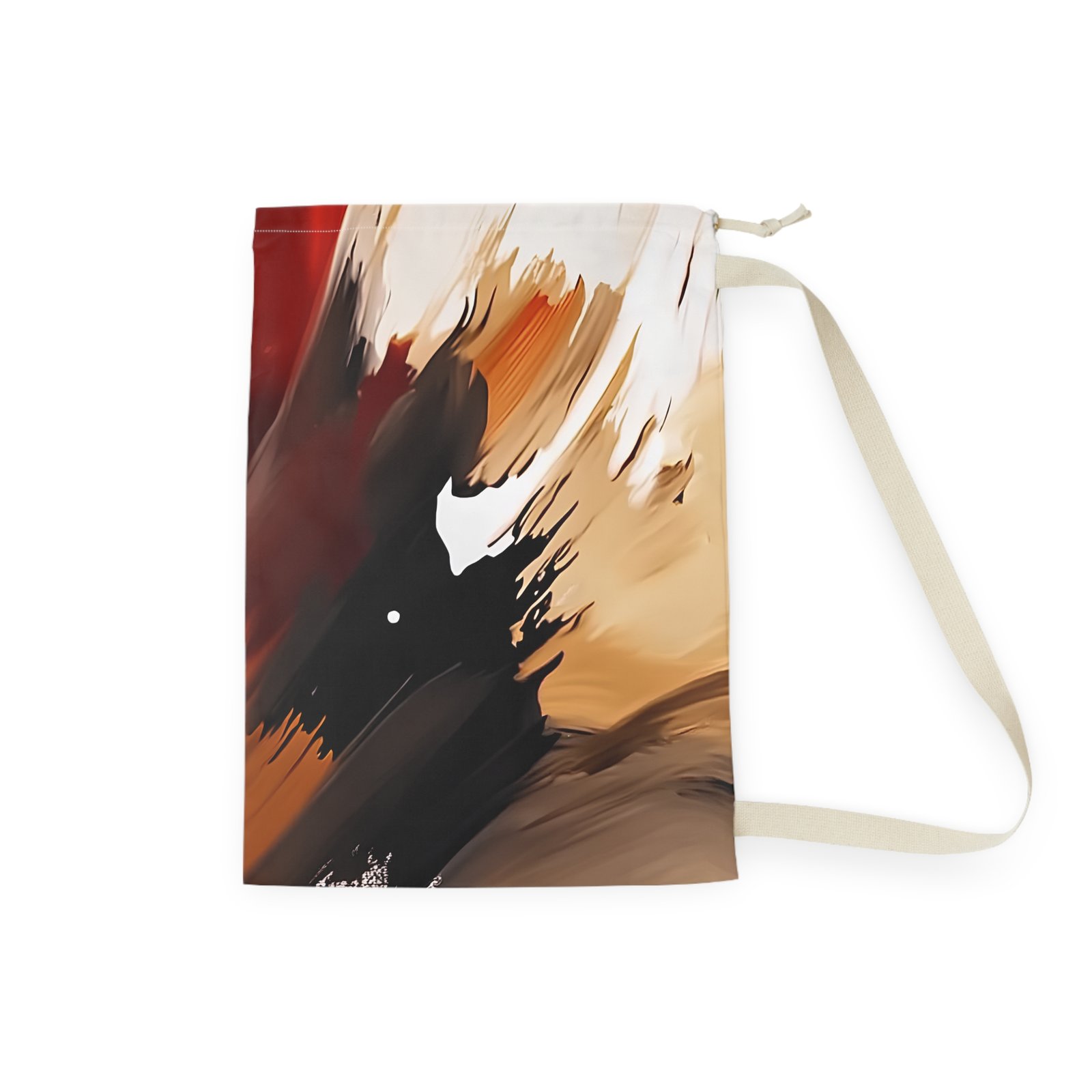 Chic Abstract Laundry Bag, Stylish Hamper, Modern Laundry Storage, Unique Gift for Students, Boho Home Decor, Laundry Day Essential - Image 5