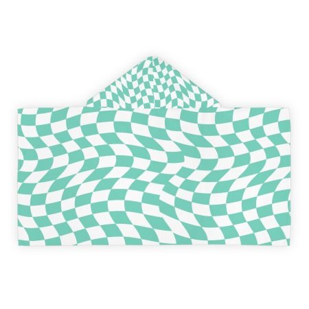 Youth Hooded Towel with Fun Checkered Design, Beach Towels for Kids, Bath Time Essentials, Poolside Fun, Summer Holiday Gifts, Shower [...]