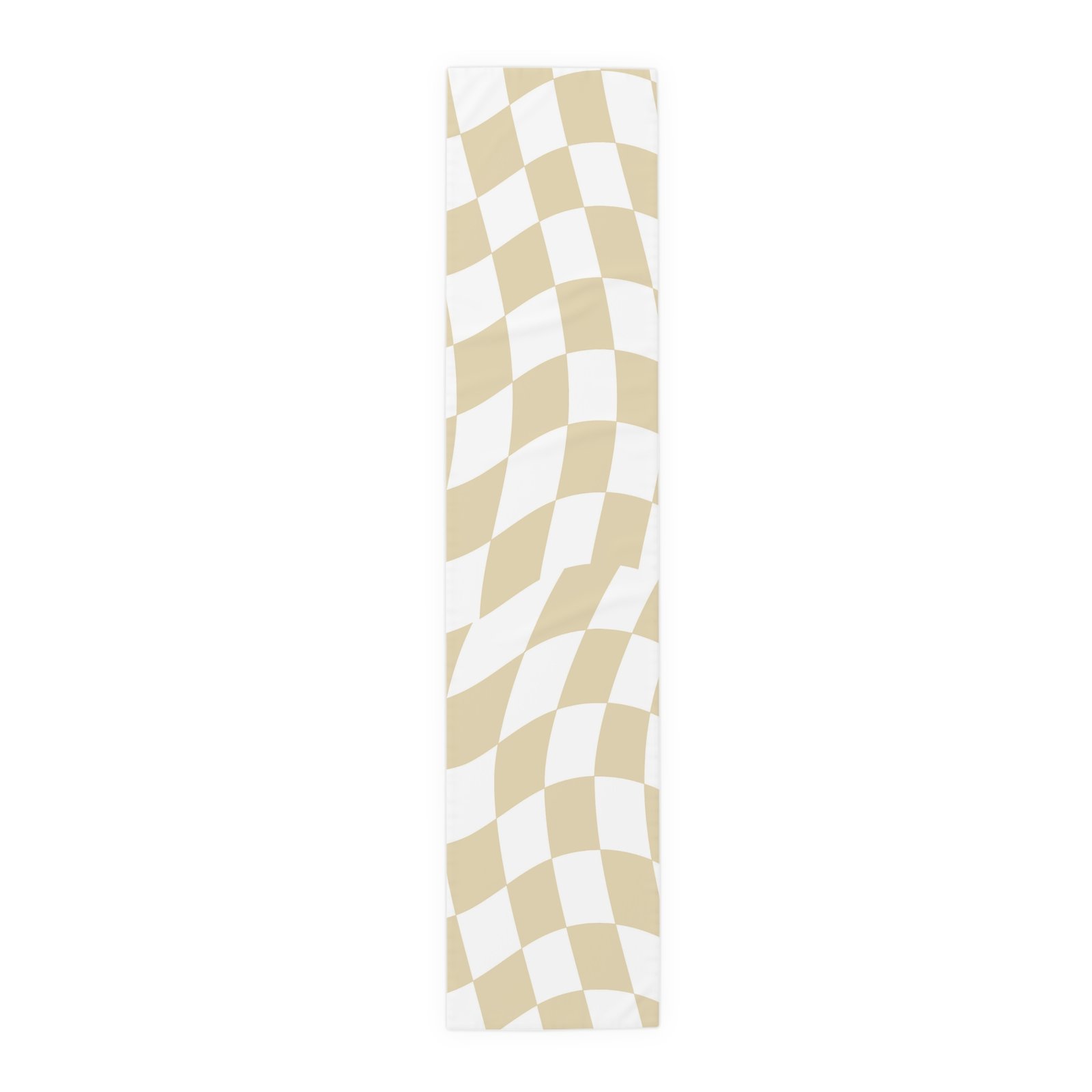 Chic Cotton/Poly Table Runner, Modern Checkered Design for Dining Room Decor, Perfect for Holidays and Gatherings, Table Decor - Image 5