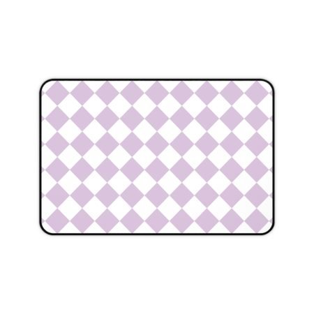 Purple Diamond Desk Mat - Stylish Office Decor, Workspace Accessory, Gamer Setup, Home Office Gift, Unique Desk Accessory