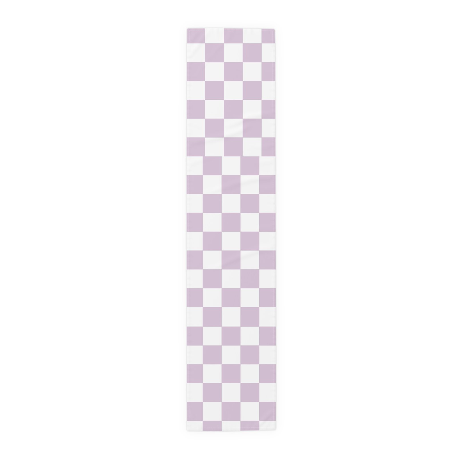 Chic Purple Checkered Table Runner | Dining Decor, Wedding Centerpiece, Farmhouse Style, Party Table, Holiday Table Setting
