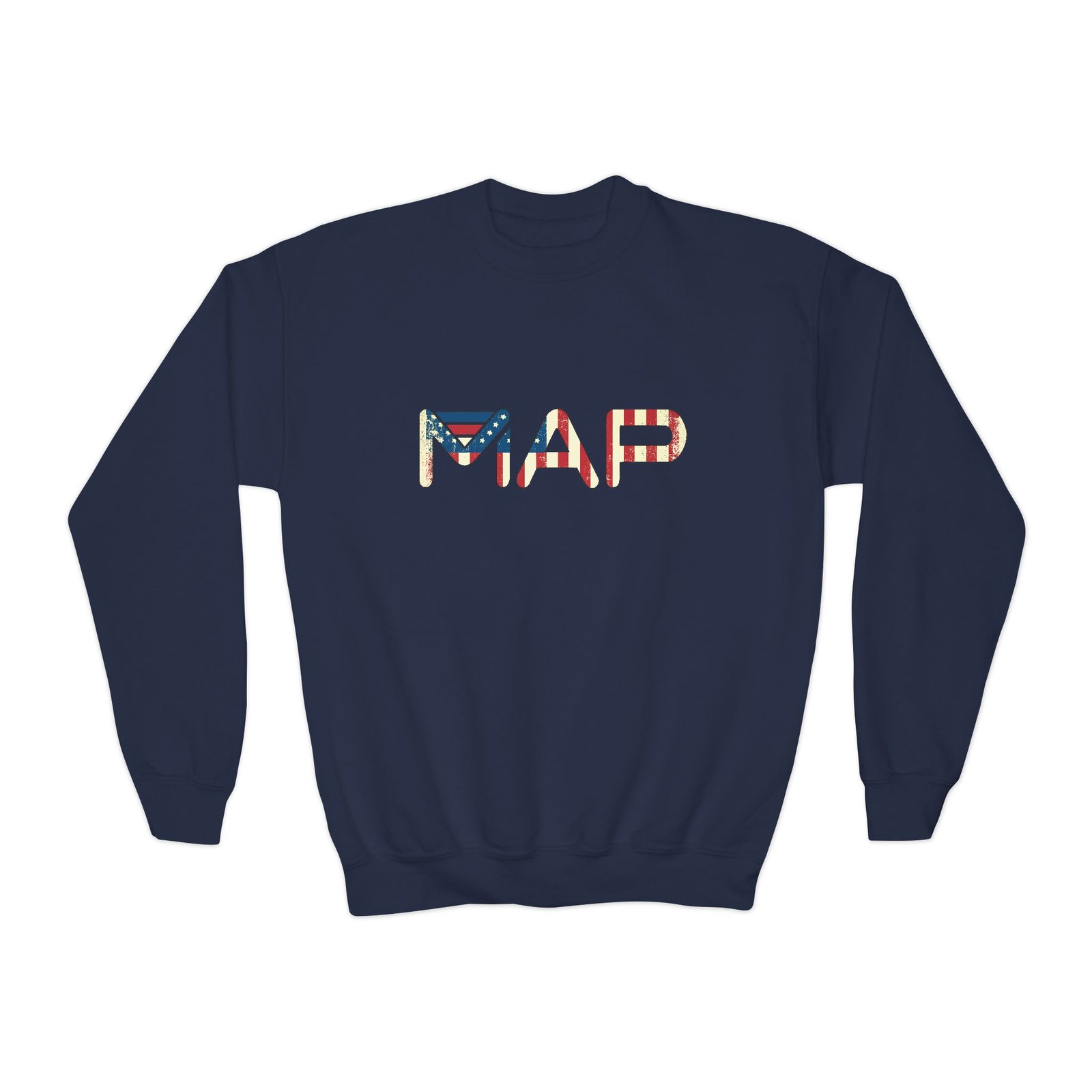 Patriotic Youth Crewneck Sweatshirt, Comfortable Sweatshirt for Kids, Summer BBQ, Memorial Day, Fourth of July, Gift for Teens - Image 29
