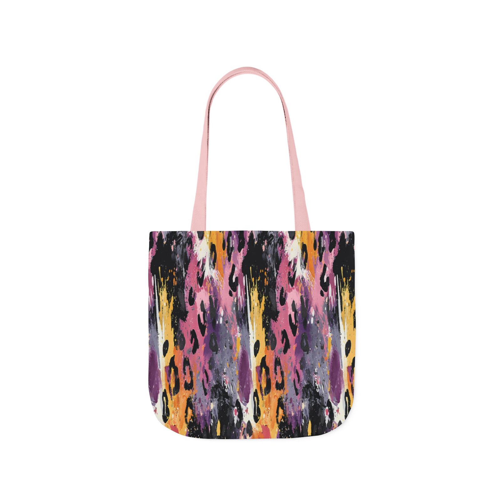 Vibrant Leopard Print Canvas Tote Bag, Colorful Shopping Bag, Stylish Everyday Tote, Eco-Friendly Gift, Beach or Grocery Bag - Image 33