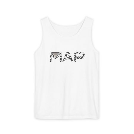 Stylish Map Design Tank Top for Travel Lovers, Unisex Summer Shirt, Vacation Wardrobe Essential, Gift for Explorers, Outdoor Wear