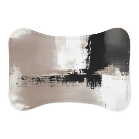 Stylish Pet Feeding Mats | Modern Dog Bowl Mat, Non-Slip Cat Food Mat, Decorative Pet Accessory, Pet Grooming Gift, Home Decor