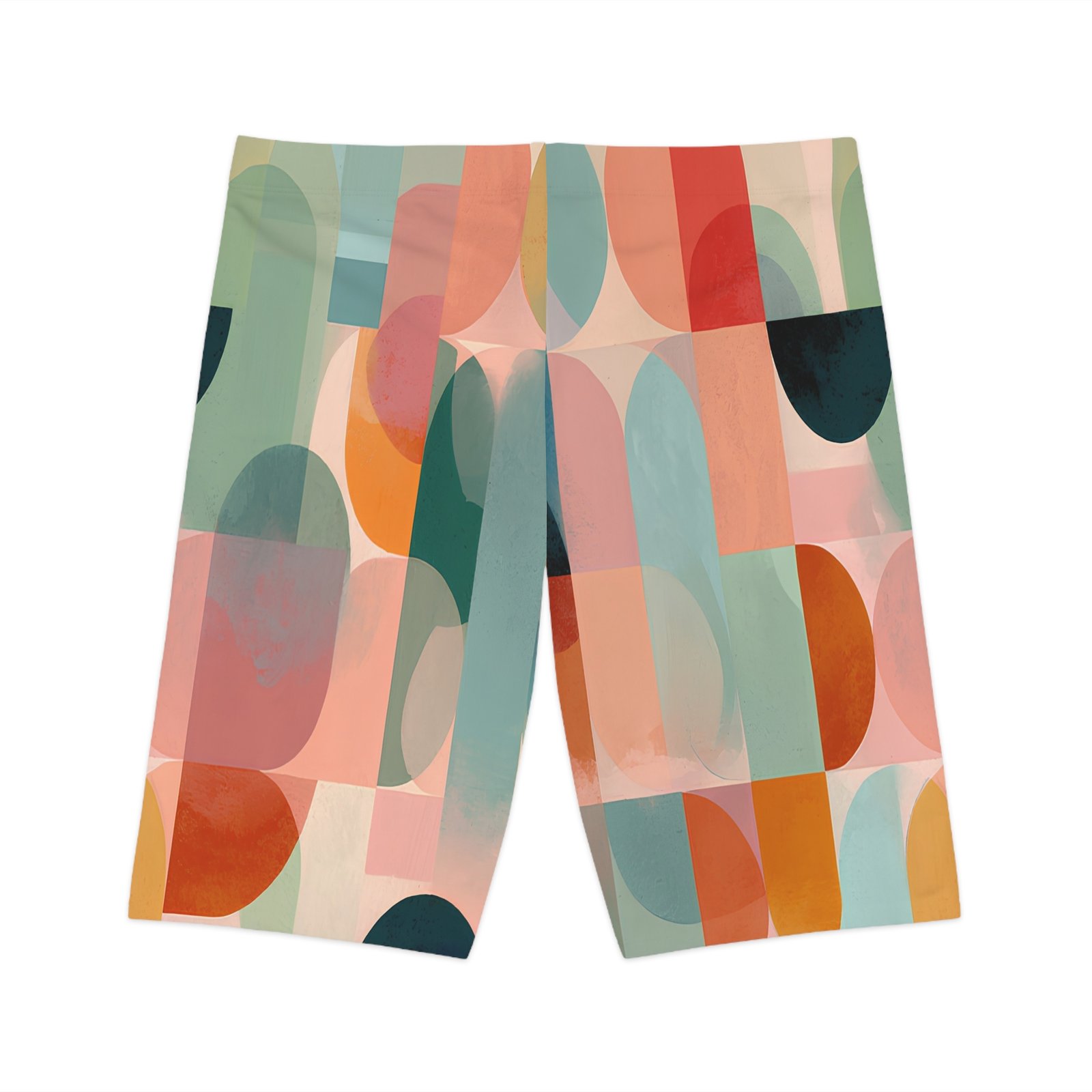 Vibrant Women's Bike Shorts, Comfortable Cycling Shorts, Fitness Apparel, Outdoor Recreation, Summer Style, Colorful Activewear - Image 2