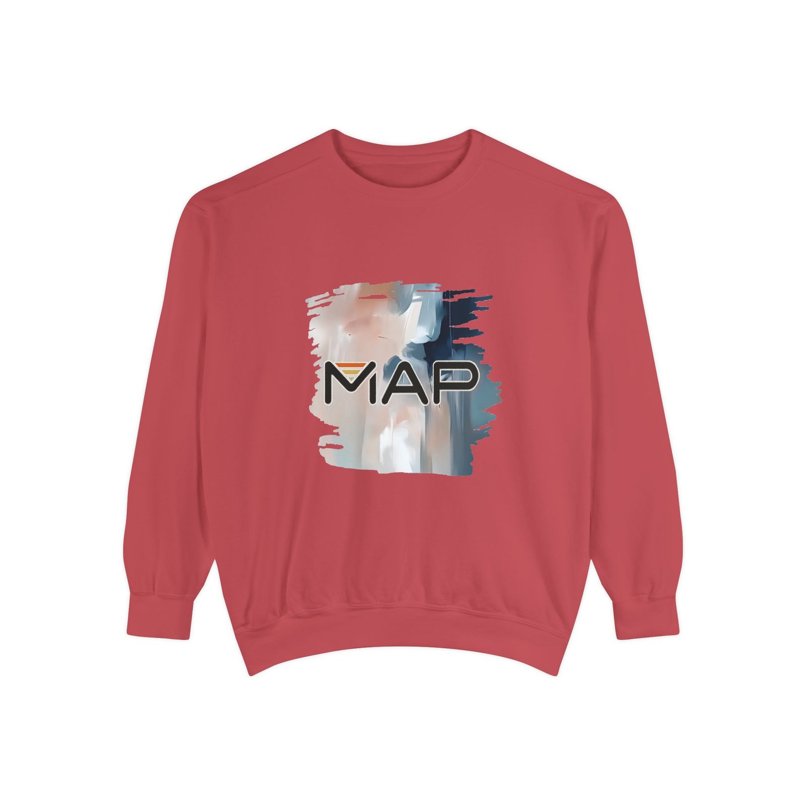 Map-Inspired Unisex Garment-Dyed Sweatshirt | Cozy Casual Wear, Perfect for Travel, Gift for Map Lovers, Fall Fashion, Unisex Sweaters - Image 49