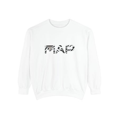 Stylish Map Graphic Sweatshirt - Cozy Unisex Apparel for Travel Lovers, Perfect for Casual Wear, Gift for Adventurers, Road Trip [...]