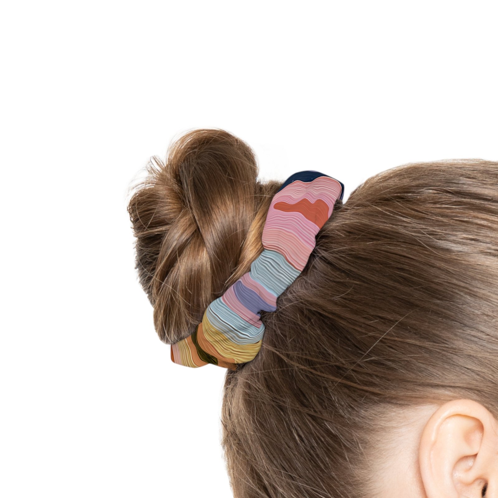 Chic Boho Scrunchie, Hand-Dyed Hair Accessory, Perfect for Everyday Wear, Gifts, Festivals, and Special Occasions - Image 4