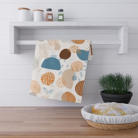 Boho Chic Tea Towels - Set of 2, Kitchen Decor, Housewarming Gift, Functional Art, Modern Home Accessories