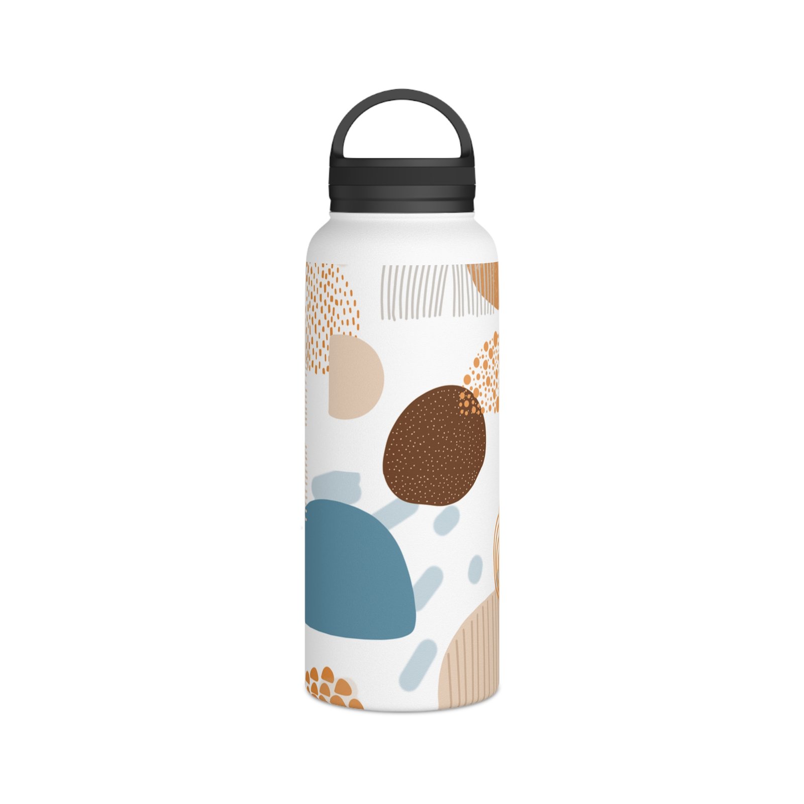 Modern Abstract Stainless Steel Water Bottle, Eco-Friendly Drinkware, Fitness Hydration, Travel Accessory, Unique Gift - Image 9
