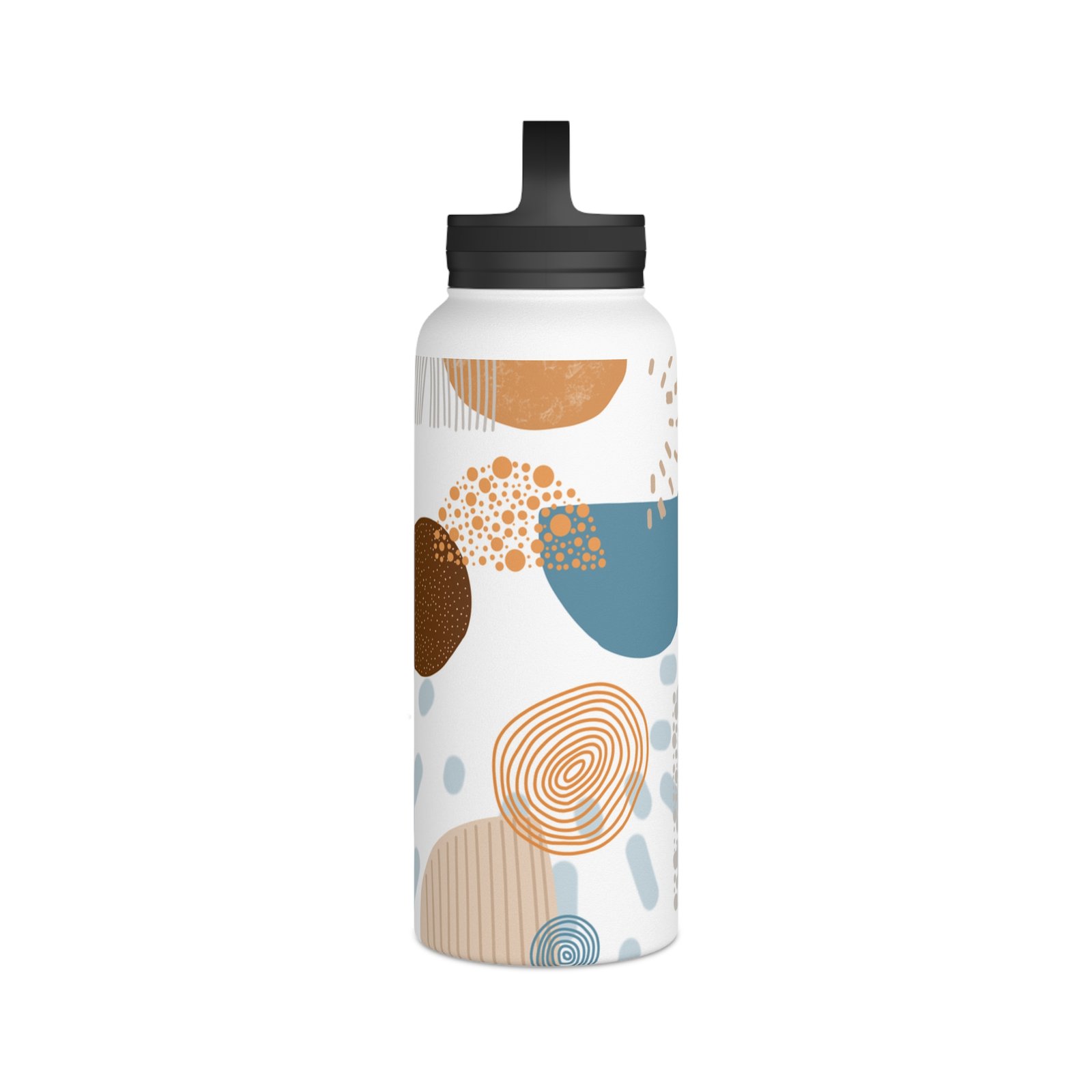 Modern Abstract Stainless Steel Water Bottle, Eco-Friendly Drinkware, Fitness Hydration, Travel Accessory, Unique Gift - Image 12