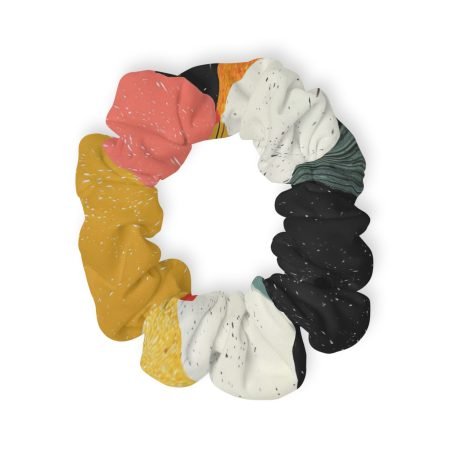 Chic Colorful Scrunchie | Hair Accessory, Gift for Her, Bohemian Style, Festival Hair Tie, Everyday Hair Elastic