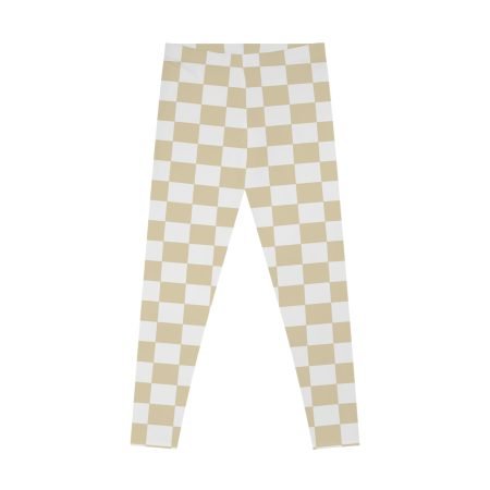Chic Checkered Leggings | Stylish Workout Pants, Casual Lounge Trousers, Trendy Athleisure Wear, Gifts for Fitness Lovers, Everyday Comfort
